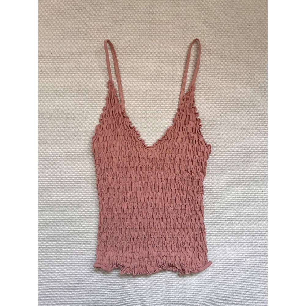 Free People Pucker Up Seamless Cami in Pink Size XS/S